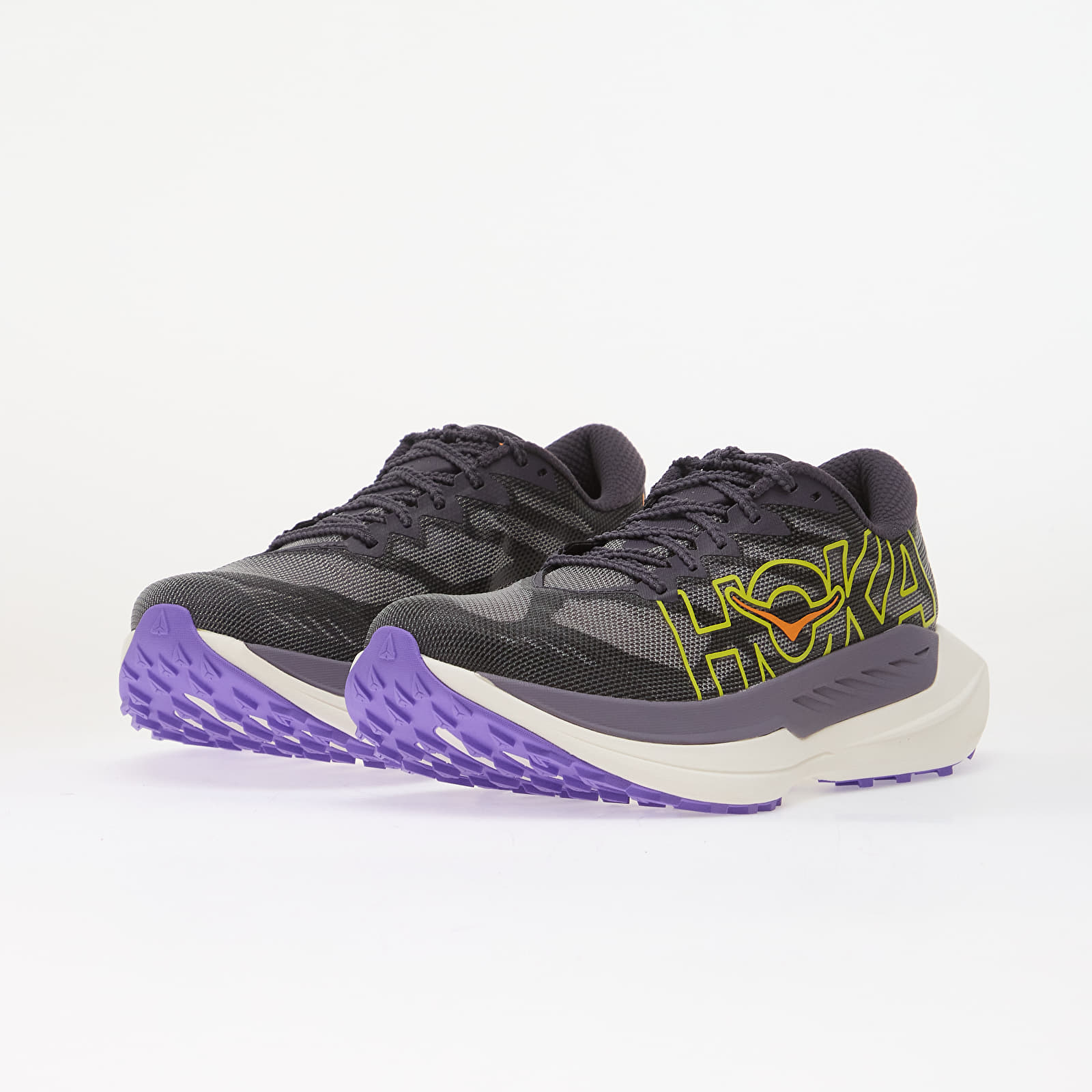 Men's shoes Hoka M Rocket X Trail Squid Ink/ Neon Nebula
