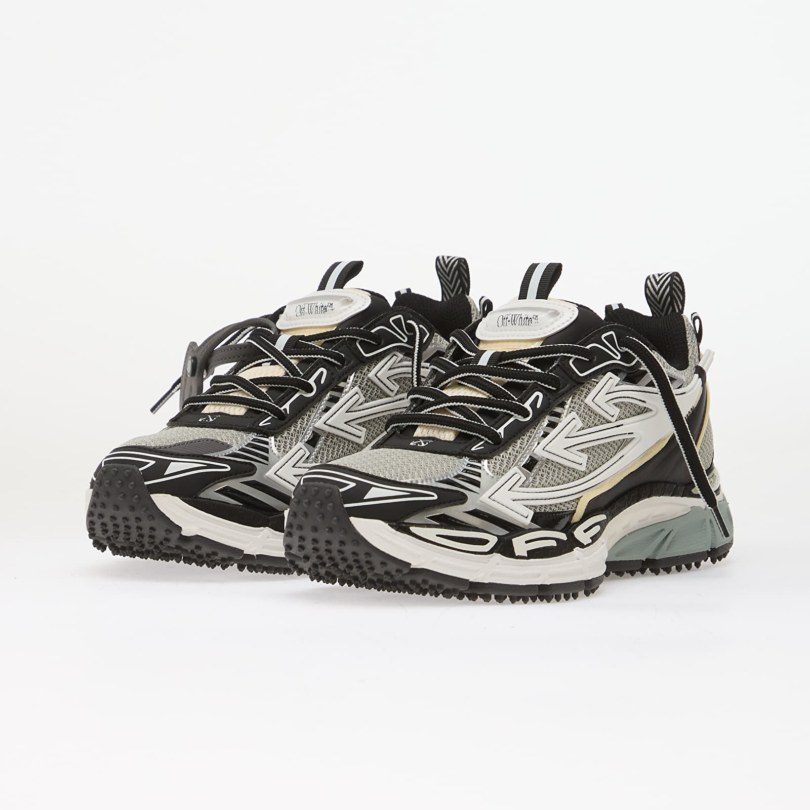 Women's shoes Off-White Ow Be Right Back Light Grey/ Black