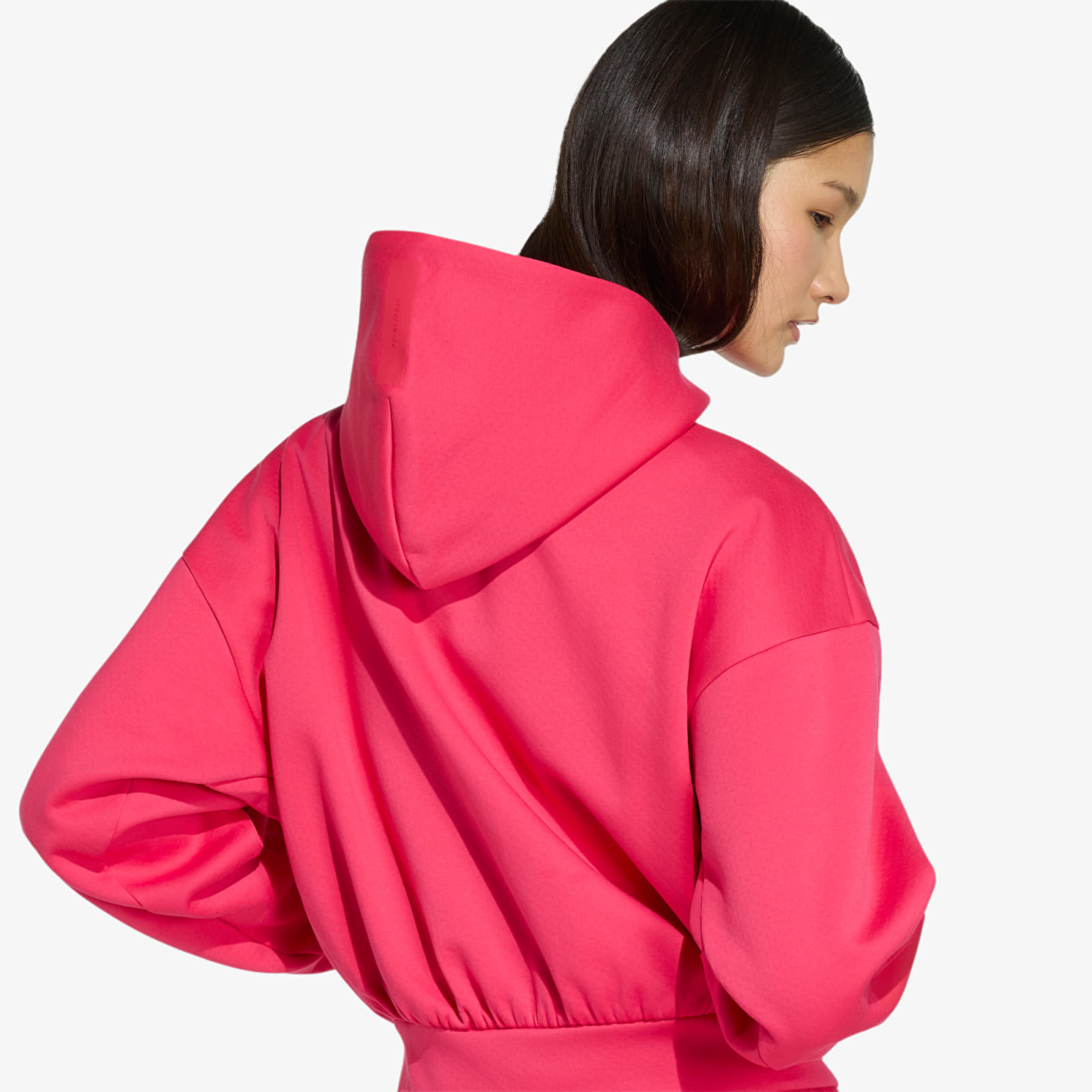 Női kapucnis pulcsik adidas Z.N.E. Cropped Full Zip Power Pink