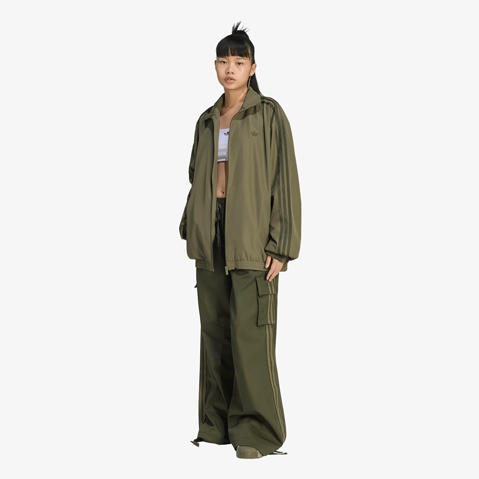 Women's jackets adidas Firebird Adilenium Track Top Olive Strata/ Night Cargo