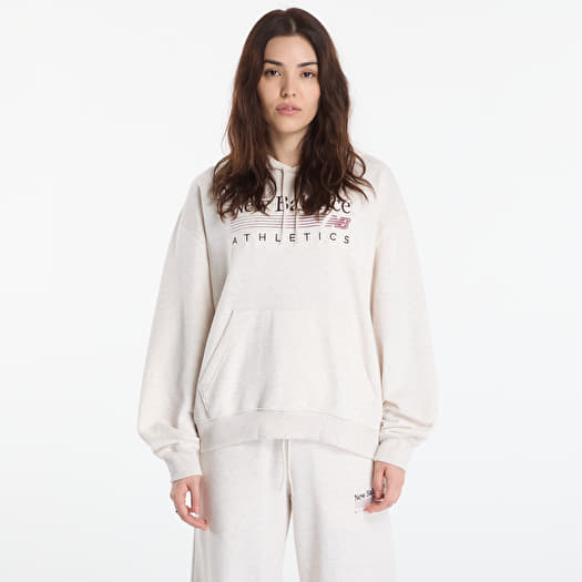 Sweatshirt New Balance Trackside French Terry Hoodie Linen Heather