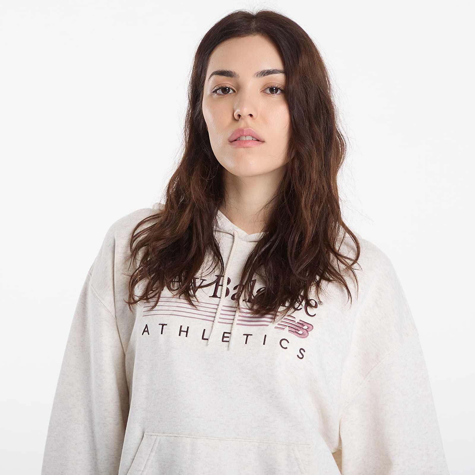 Sweatshirts New Balance Trackside French Terry Hoodie Linen Heather
