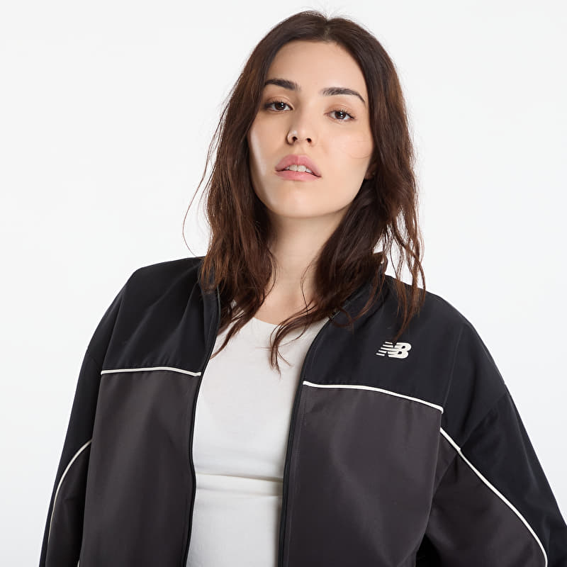 【DISCOVERED】23SS TACKING DESIGN JACKET Jackets New Balance Trackside Woven Jacket Black Cement