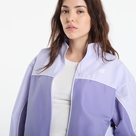 New Balance Trackside Woven Jacket Dark Smoked Violet | Footshop