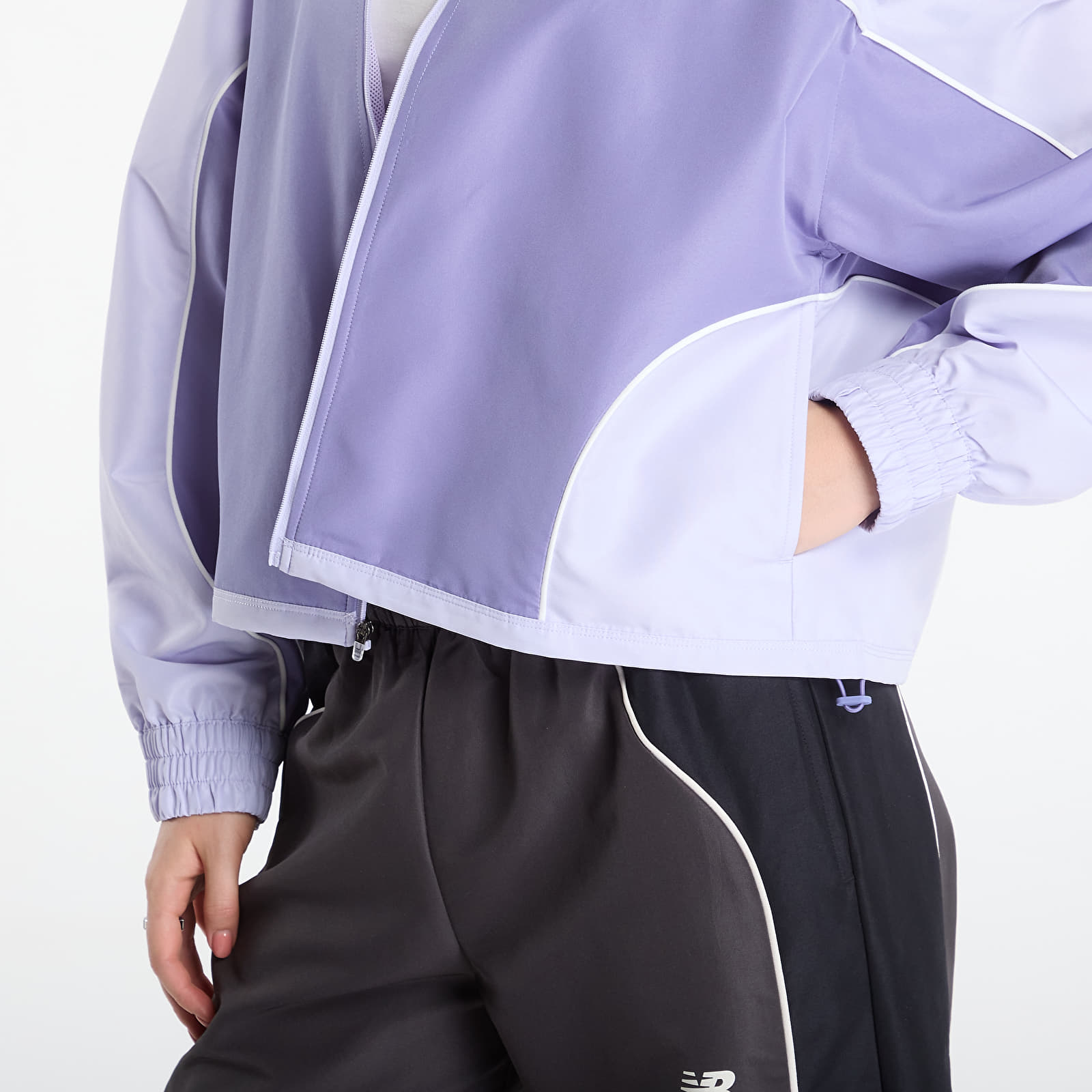 Jakas New Balance Trackside Woven Jacket Dark Smoked Violet