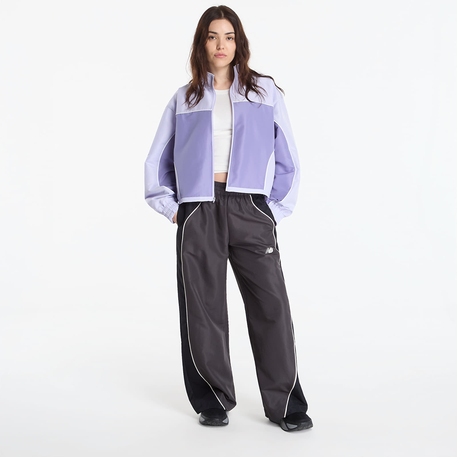 Jakas New Balance Trackside Woven Jacket Dark Smoked Violet