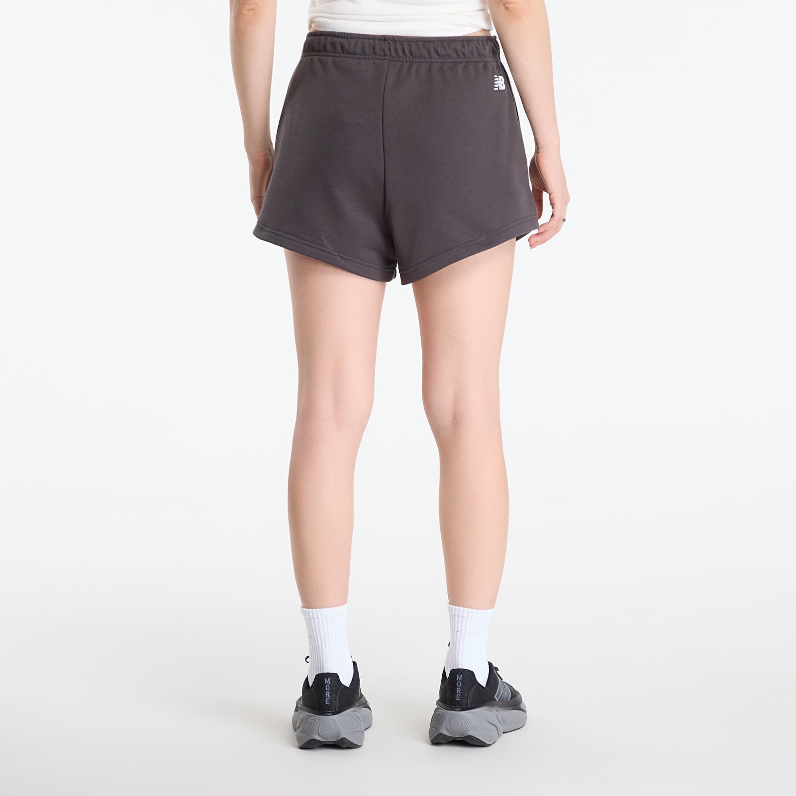 Kratke hlače New Balance Trackside French Terry Short Black Cement