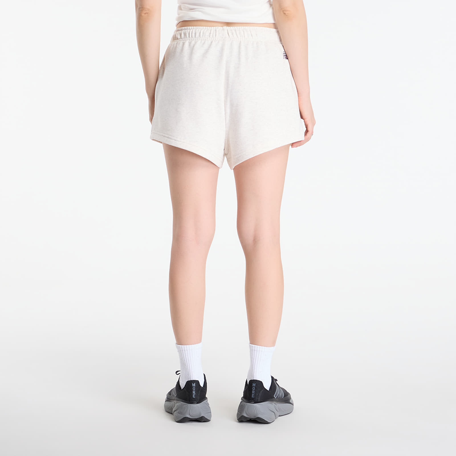 Korte broeken New Balance Trackside French Terry Short Linen Heather