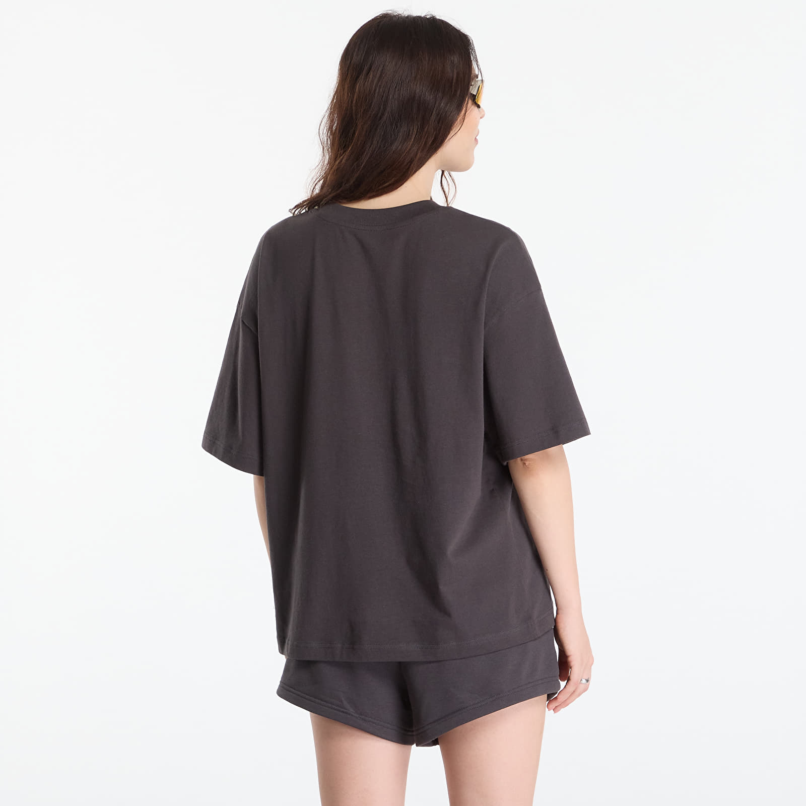 T-krekli New Balance Trackside Oversized T-Shirt Black Cement