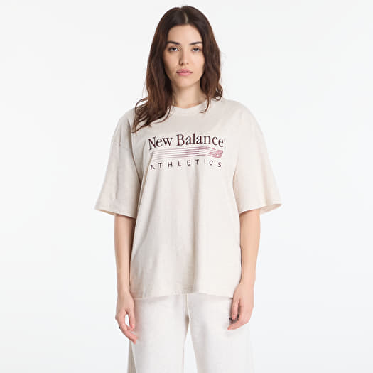 Tricou New Balance Trackside Oversized T-Shirt Linen Heather