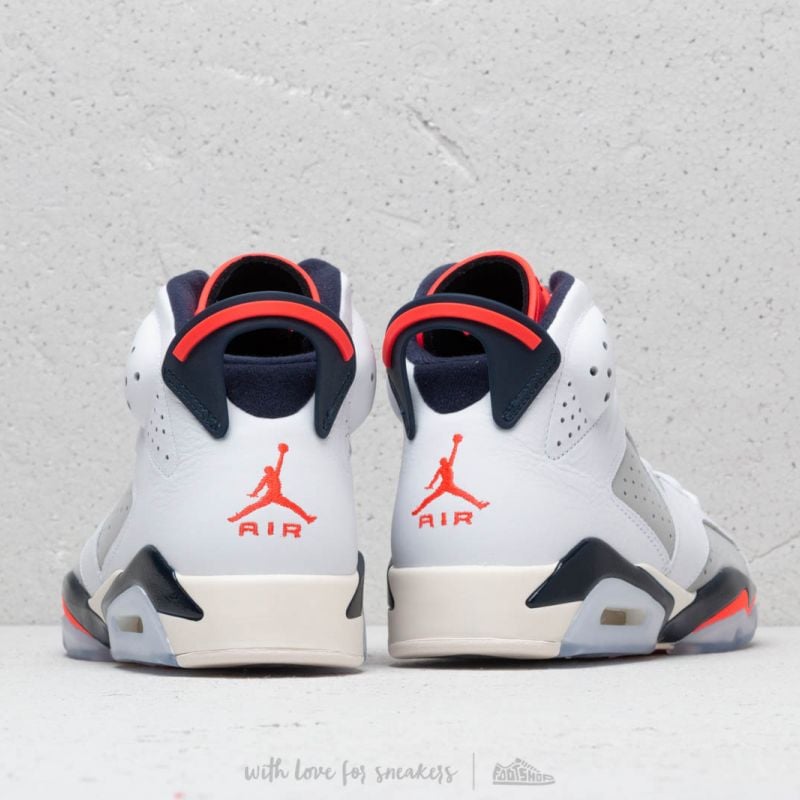 Air Jordan 6 Retro Tinker White/ Infrared 23-Neutral Grey | Footshop