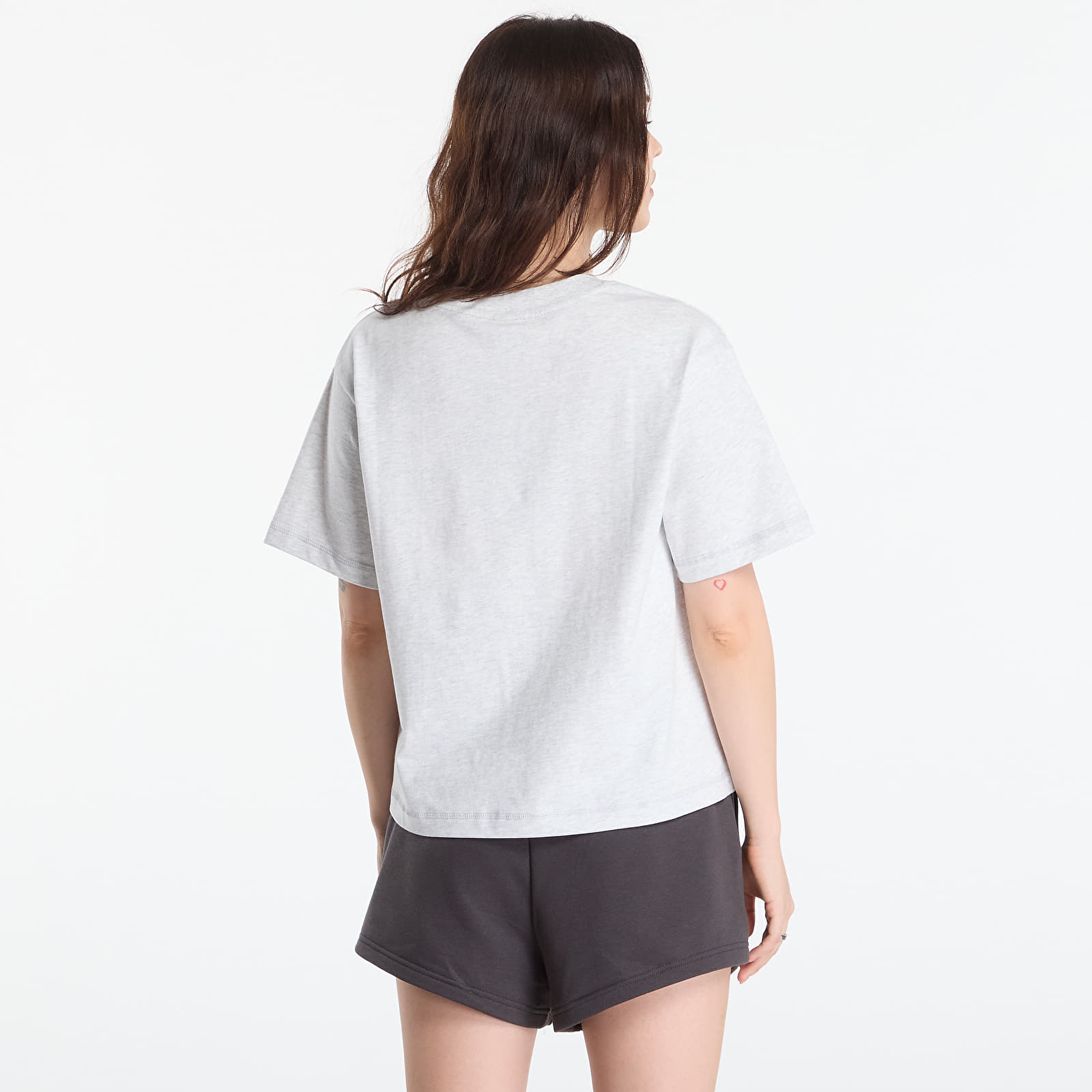 Majice i košulje New Balance Athletics Premium Logo Hip Length Relaxed T-Shirt Ash Heather Multi