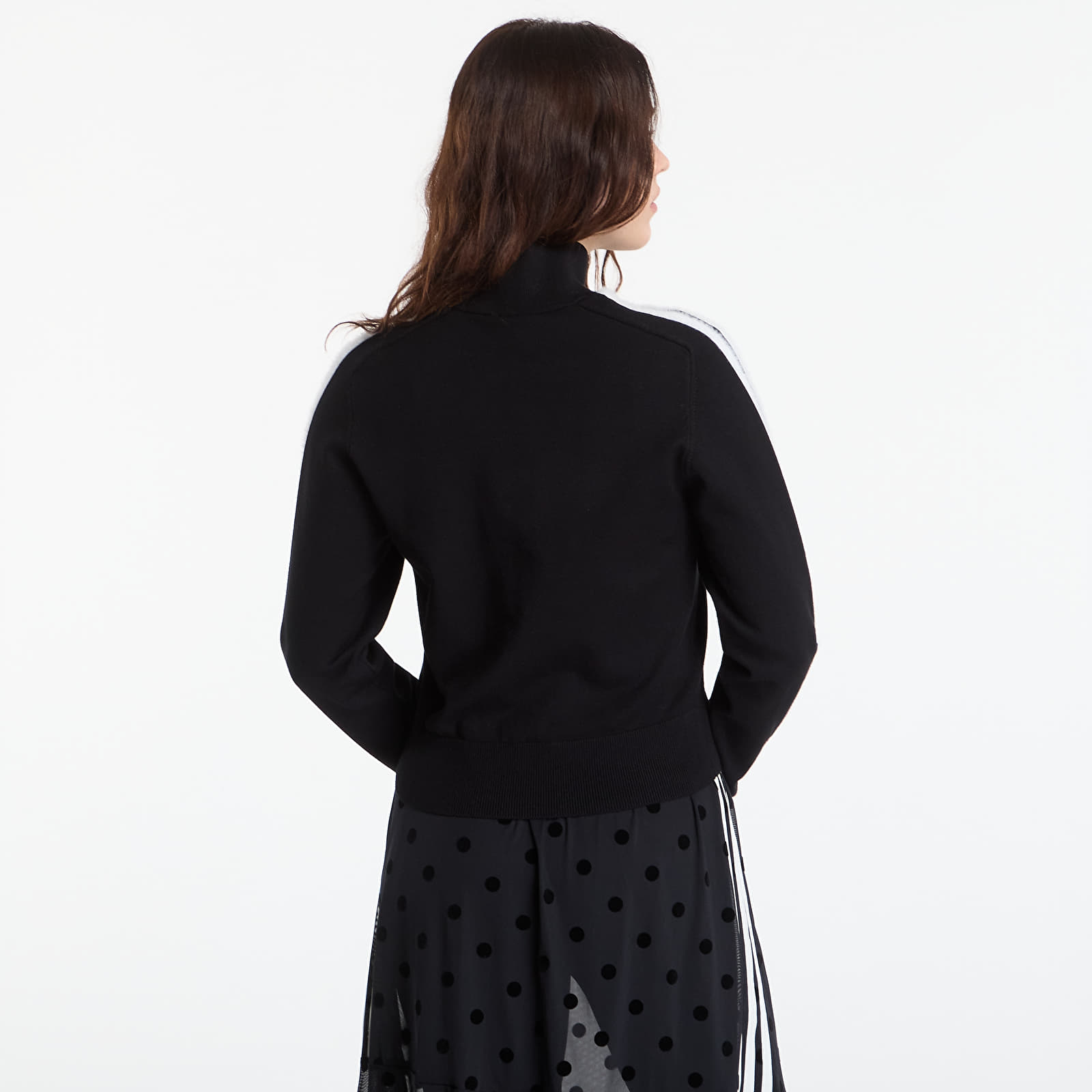 Cardigans adidas Knitted Firebird Track Top Black/ White