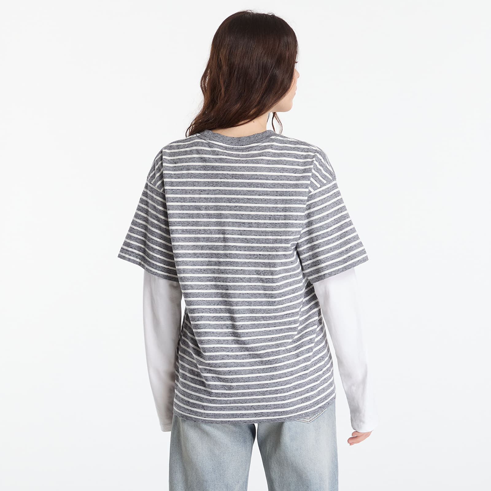 Camisetas HUMAN MADE Heart Striped T-Shirt UNISEX Gray