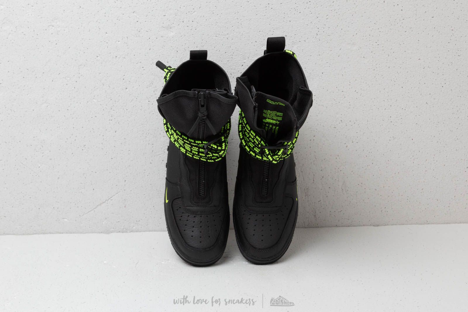 Sf air force 1 high black volt discount
