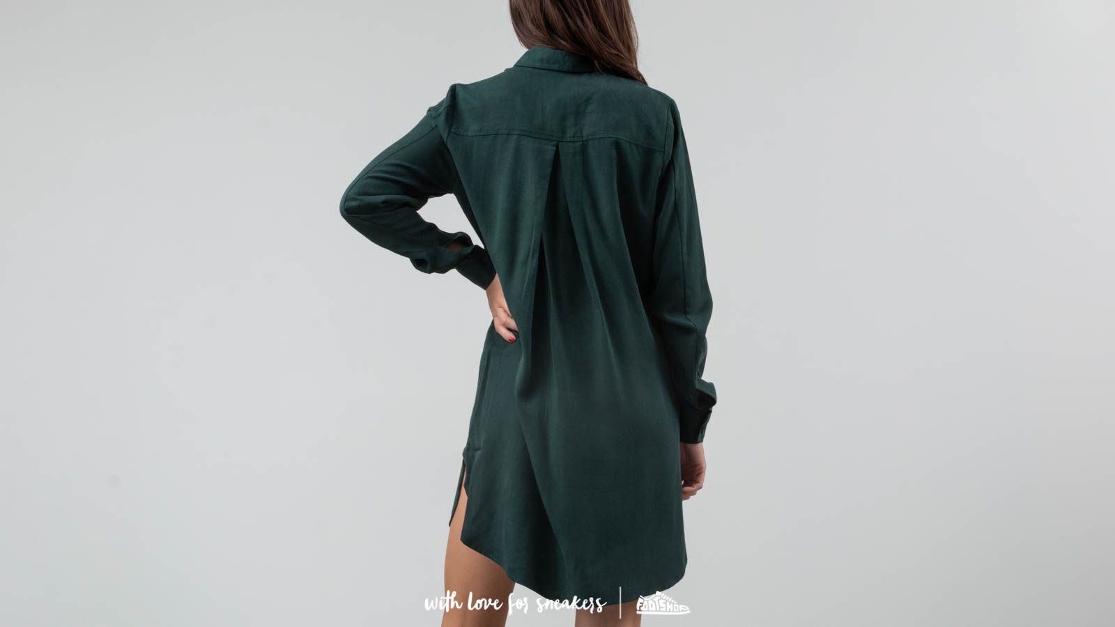 Košele SELECTED Frita Long Shirt Scarab