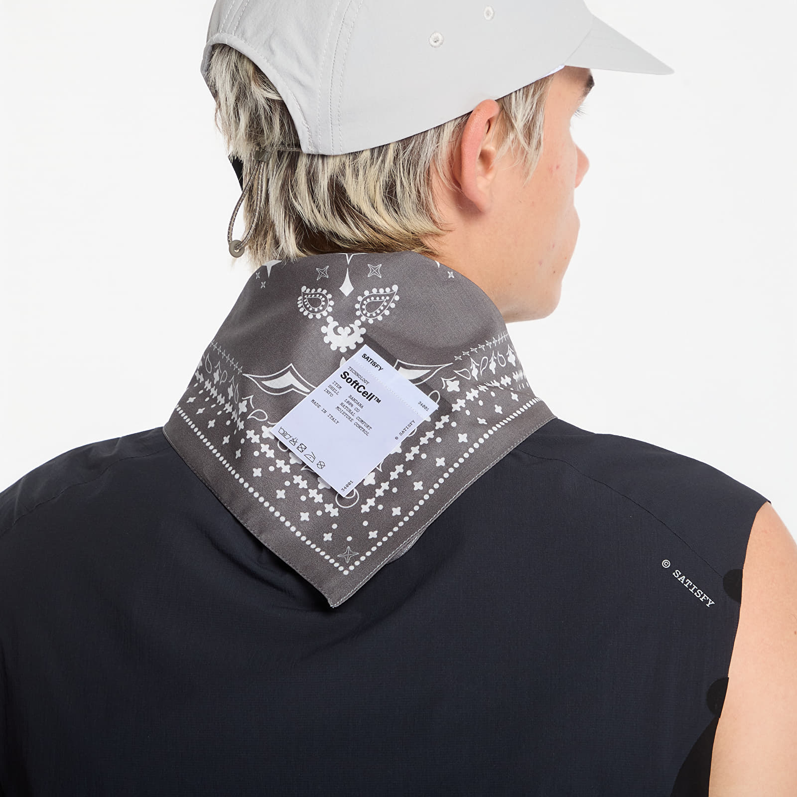 Andere accessoires Satisfy SoftCell Bandana Dark Shadow
