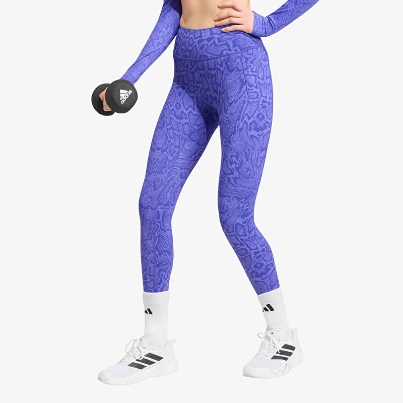 Леггинсы adidas Optimé Primelift Snake 7/8 Leggings Solar Purple/ Pure Purple
