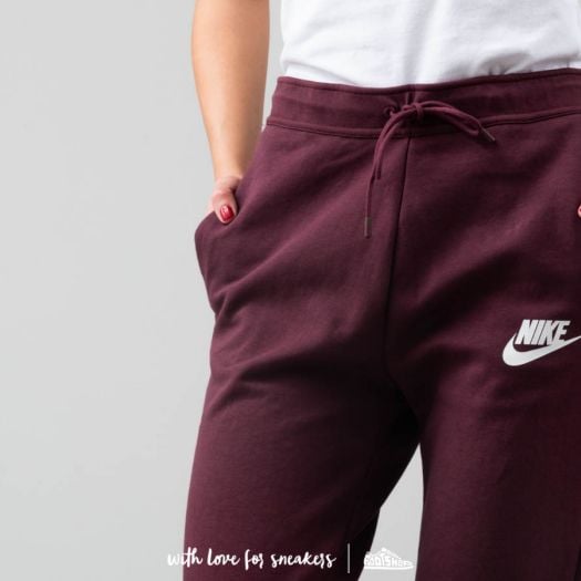 Pantalons Nike Sportswear Advance15 Pants Burgundy Crush Sail Footshop