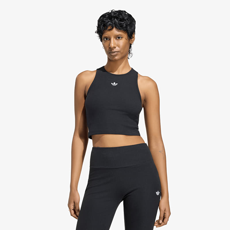 Tank top adidas Essentials Rib Tank Top Black