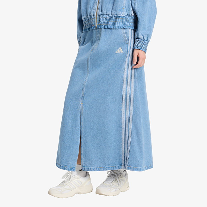 Hame adidas Stadium Washed Denim Loose Fit Skirt Crystal Sky