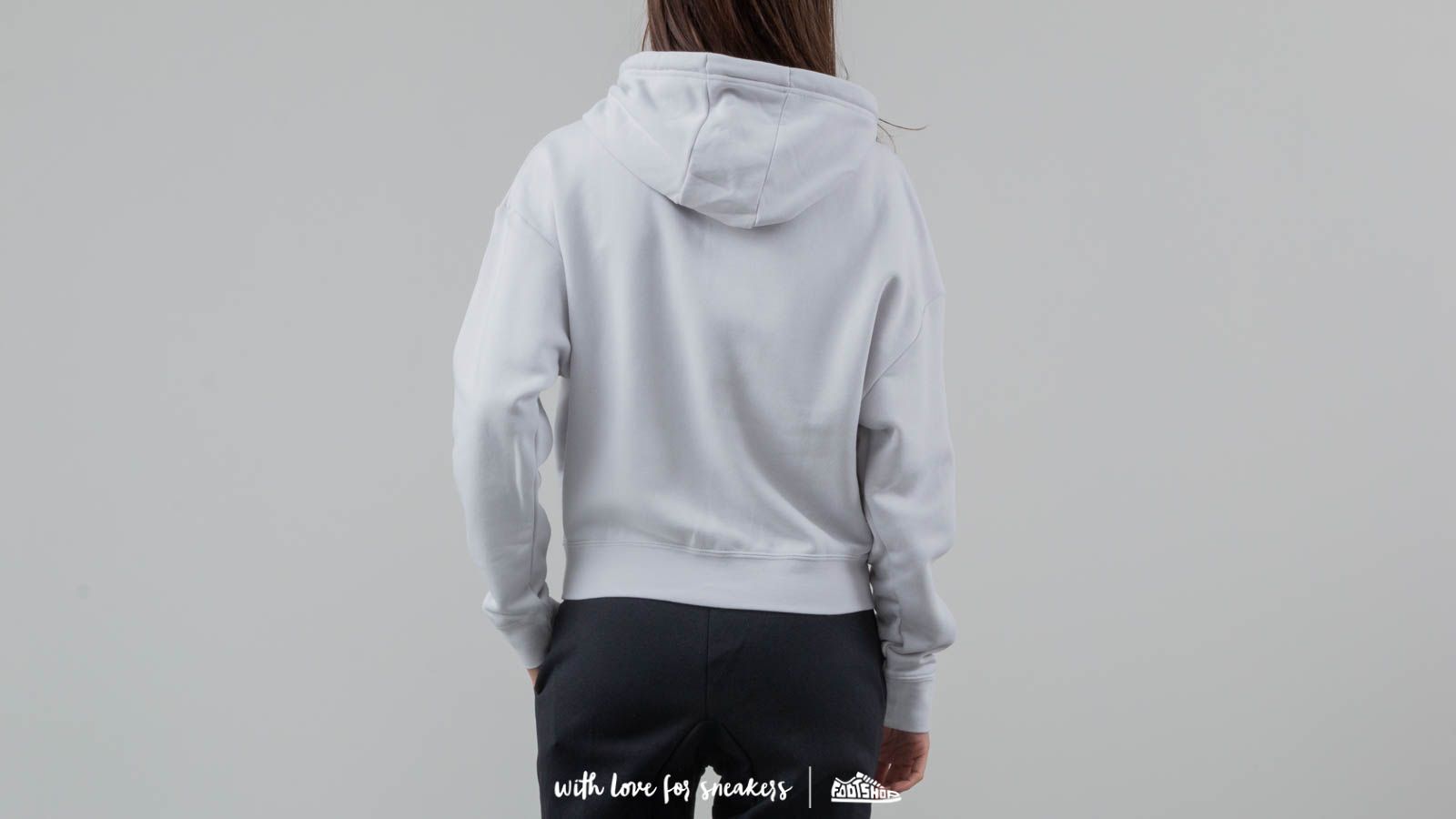 Džemperiai su gobtuvais ir džemperiai Nike Hanorac Rally Hoodie Grey