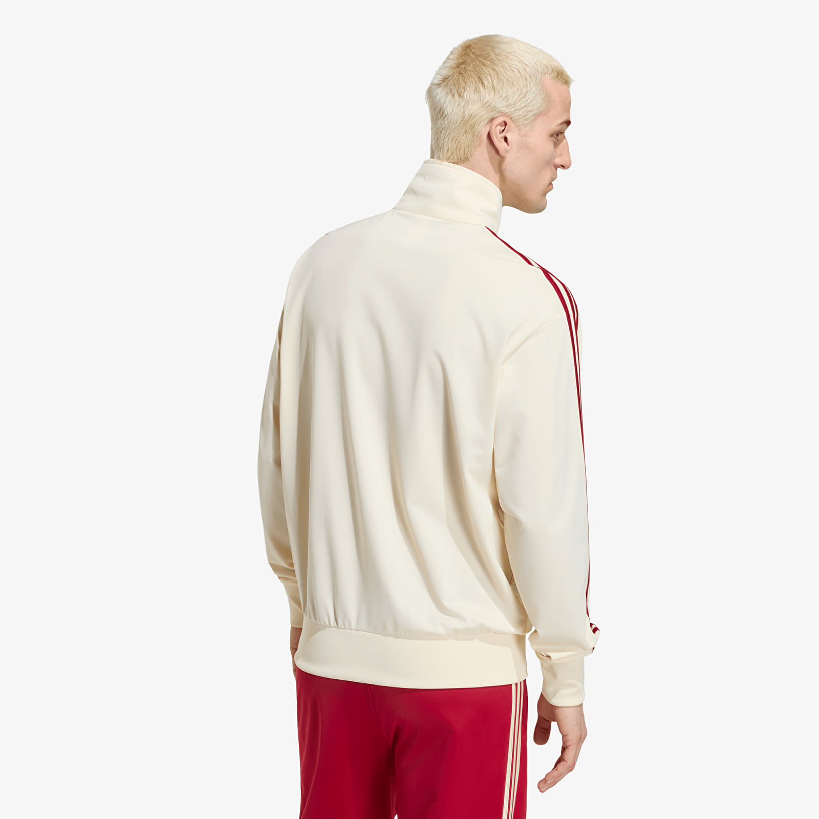 Hoodies and sweatshirts  adidas Firebird Track Jacket Warm Vanilla/ Team Victory Red