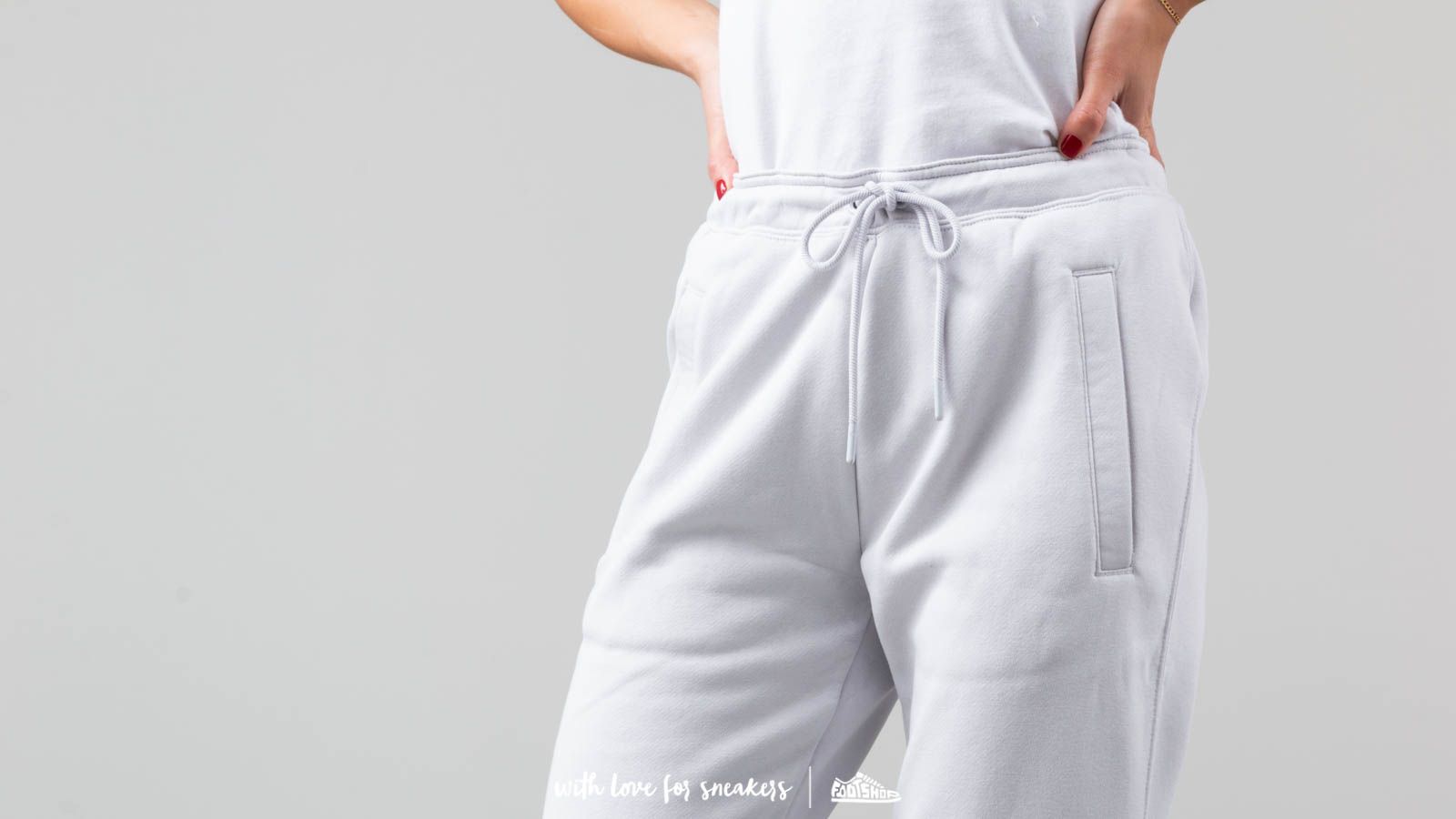 Pants and jeans Nike Sportswear Rally Women s Metallic Pants Grey Footshop