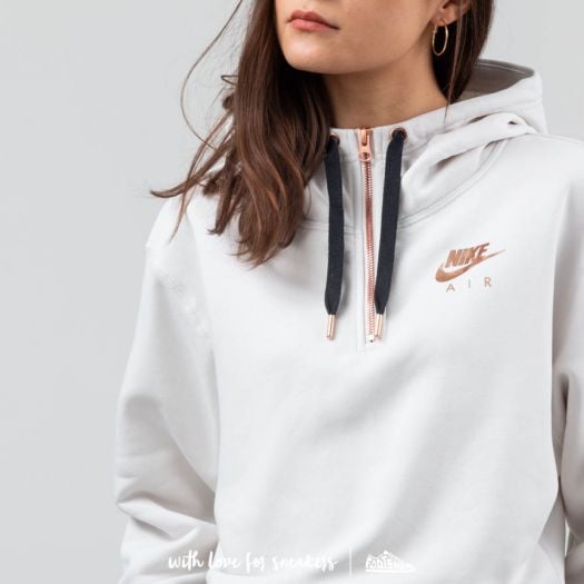 Hoodies and sweatshirts Nike Half Zip Hoodie Cream White Footshop