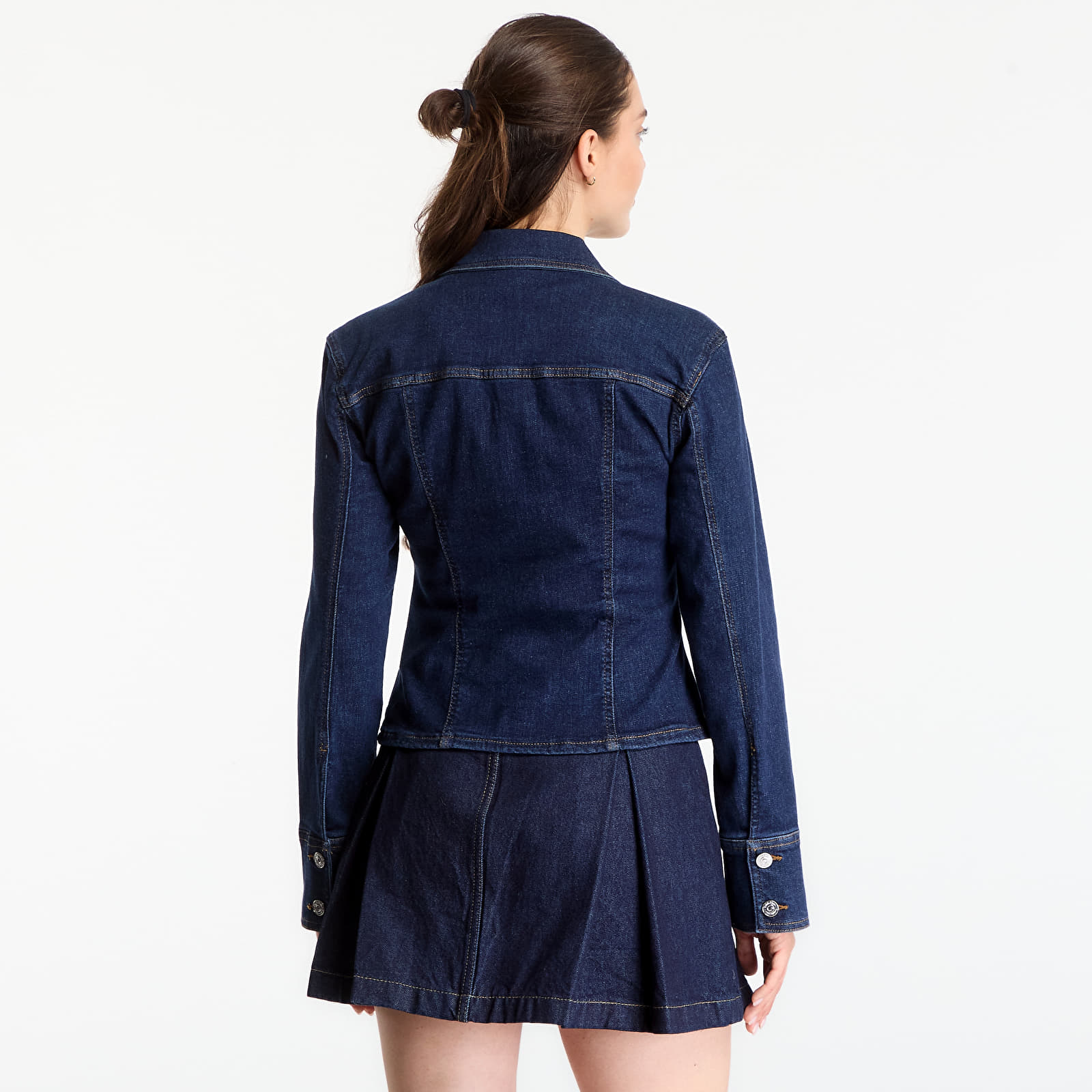 Blusen Calvin Klein Jeans Sculpt Trucker Shirt Classic Rinse
