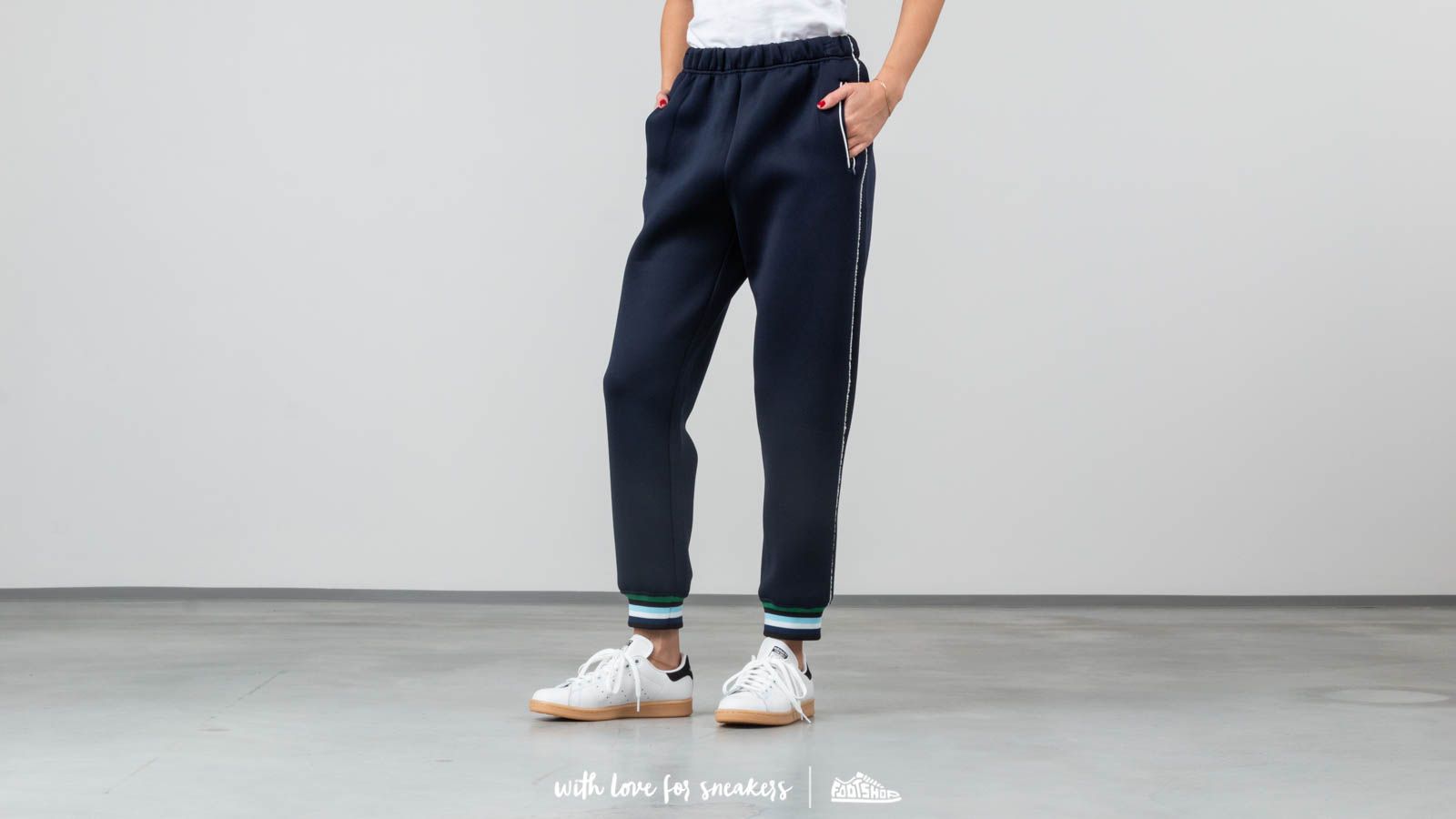 Hosen und Jeans Opening Ceremony Spongy Track Pants Persian Blue
