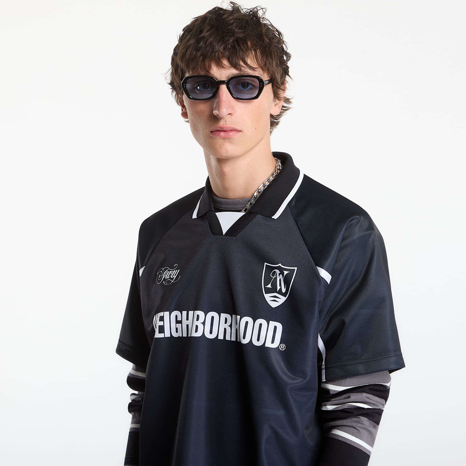 Футболки NEIGHBORHOOD Game Shirt Ss Charcoal
