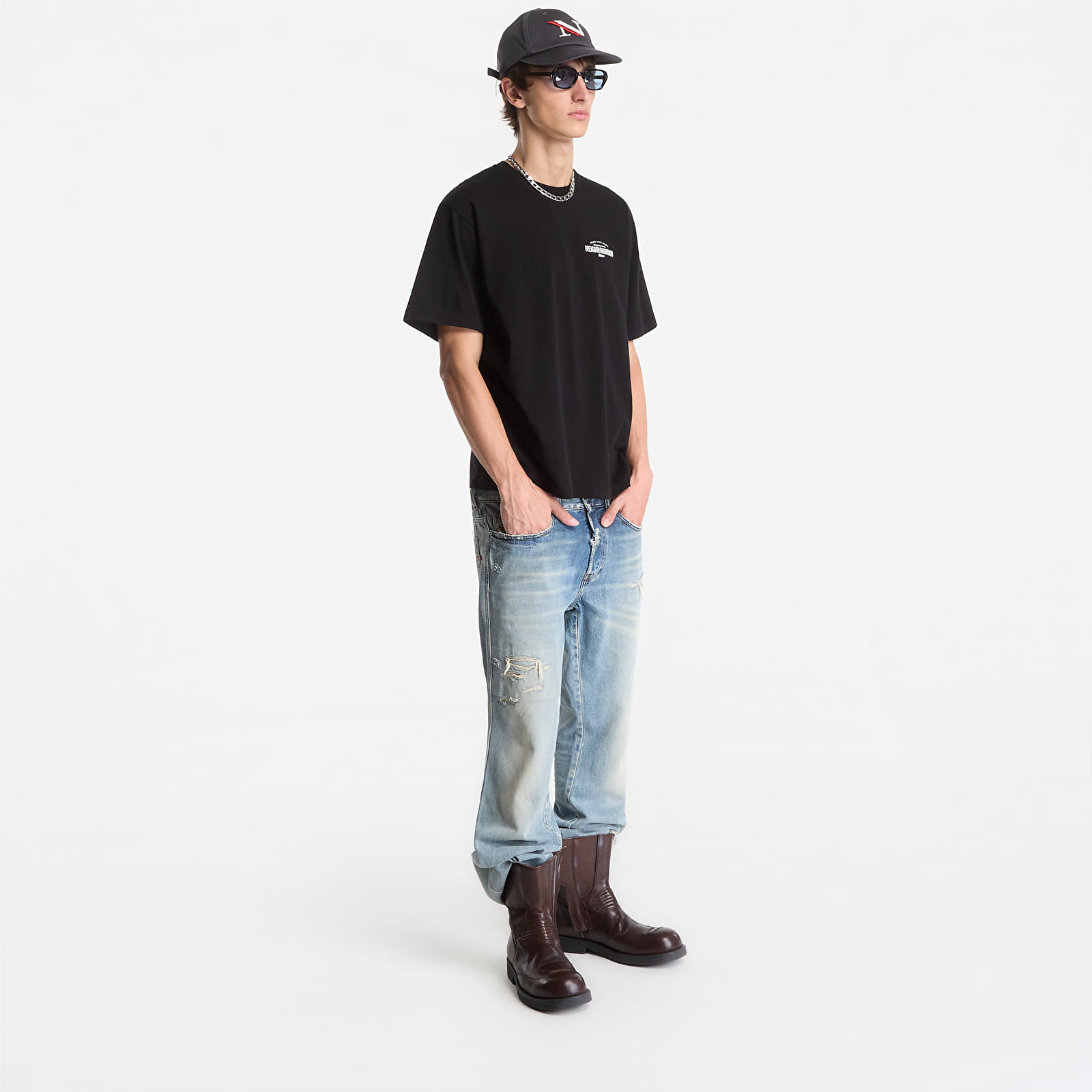T-shirts NEIGHBORHOOD Nh . Tee Ss-1 Black