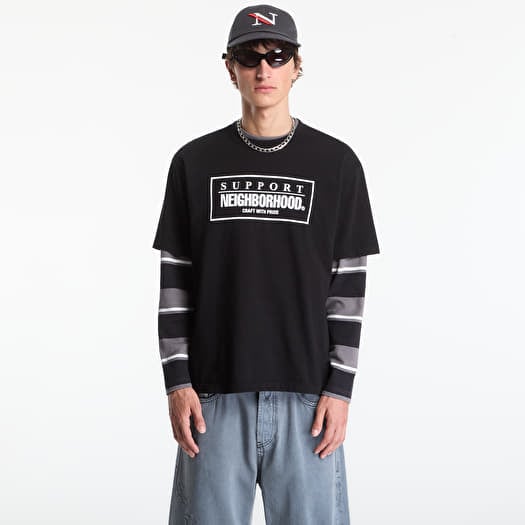 NEIGHBORHOOD Nh . Tee Ss-7 Black