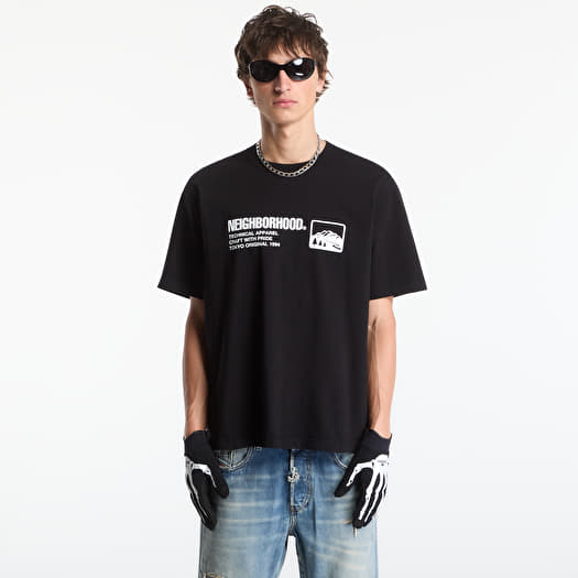 NEIGHBORHOOD Nh . Tee Ss-10 Black