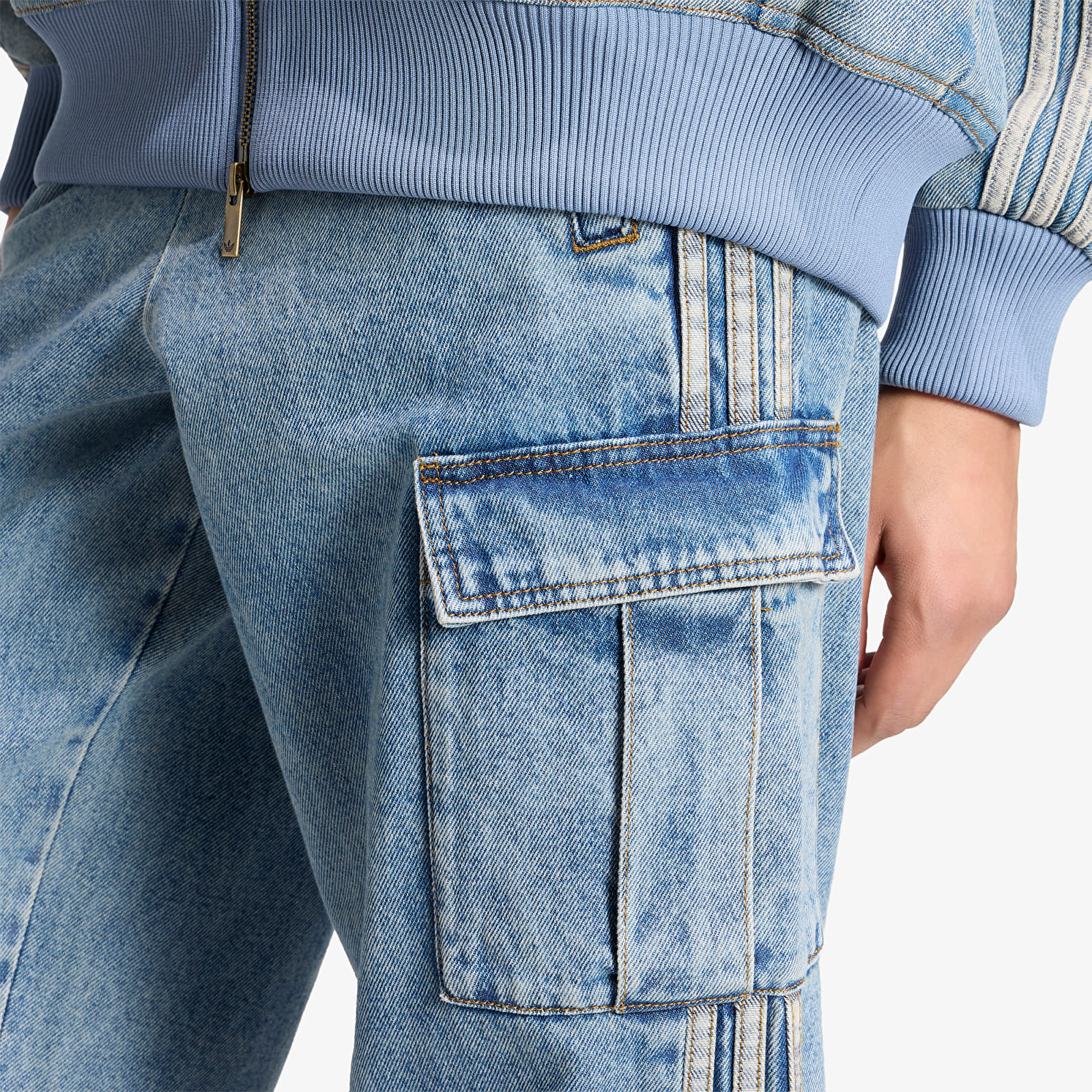 Штани adidas Mid Rise 2-in-1 Denim Pant Worn Blue Denim