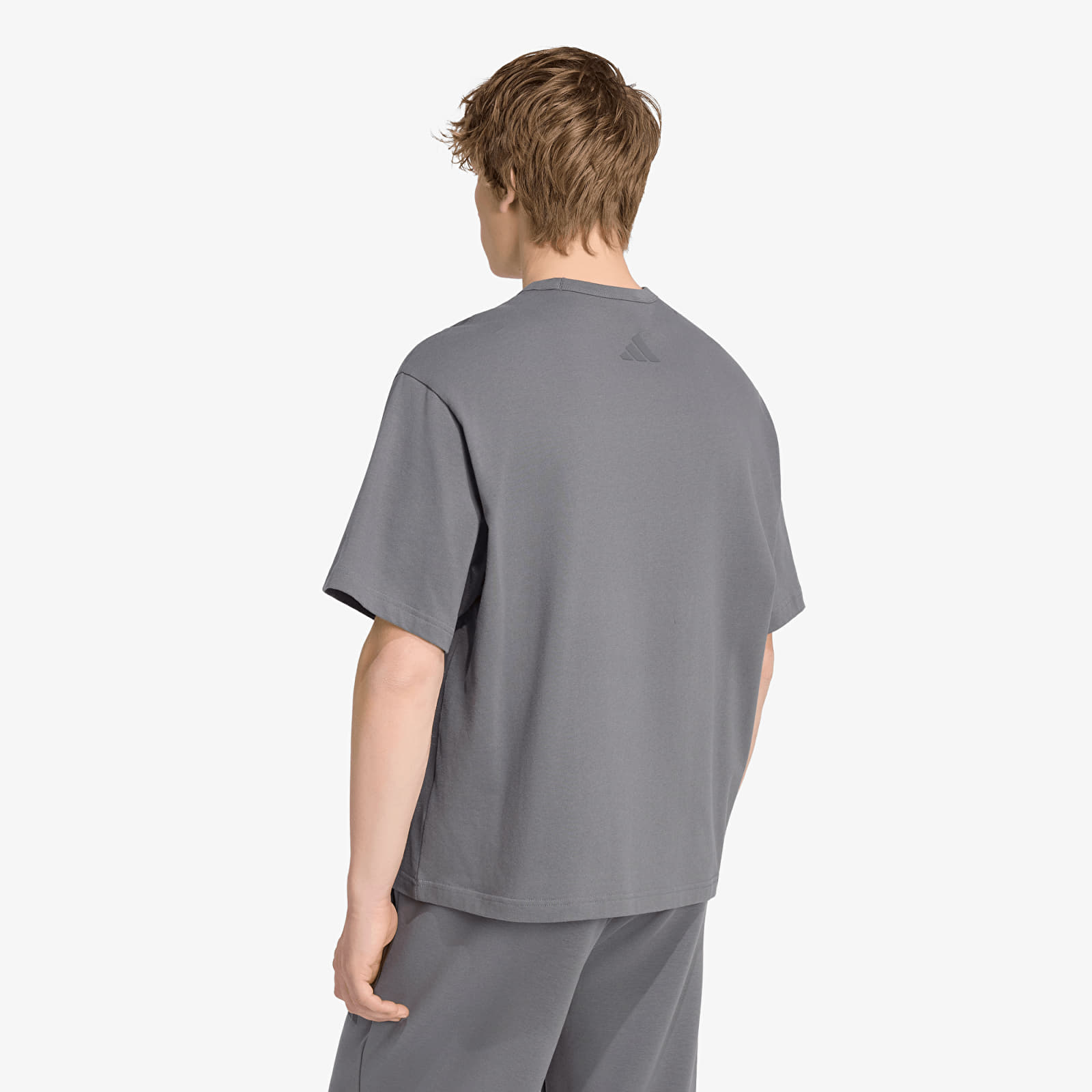 Trička adidas Soft Lux Graphic T-shirt Grey Five