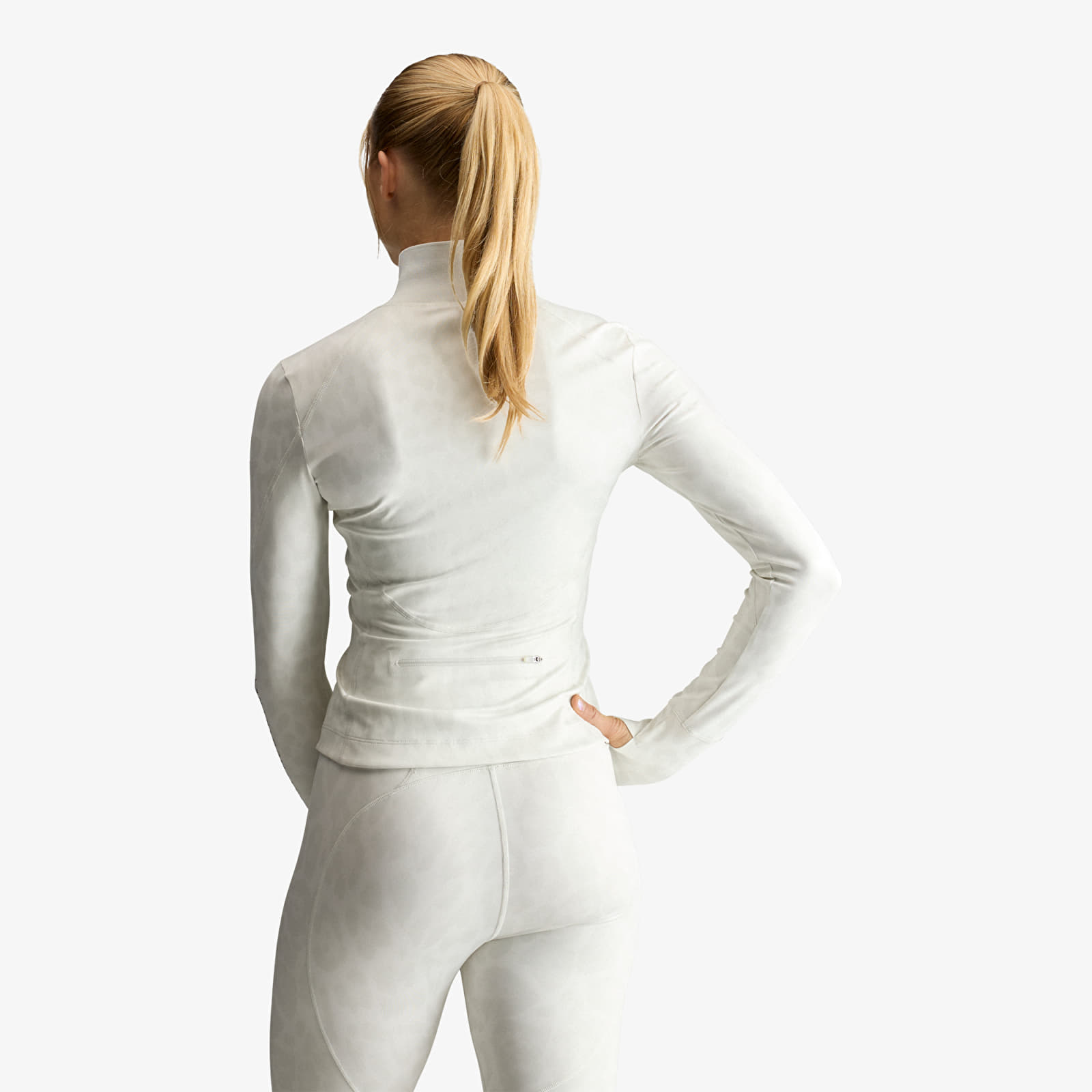 Hoodies and sweatshirts  adidas by Stella McCartney Training Midlayer Printed Core White/ Orbit Grey