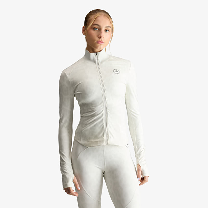 Sweatshirt adidas by Stella McCartney Training Midlayer Printed Core White/ Orbit Grey
