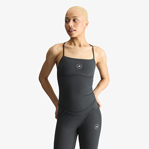 Tank top adidas by Stella McCartney Studio Spaghetti Crop Top Black