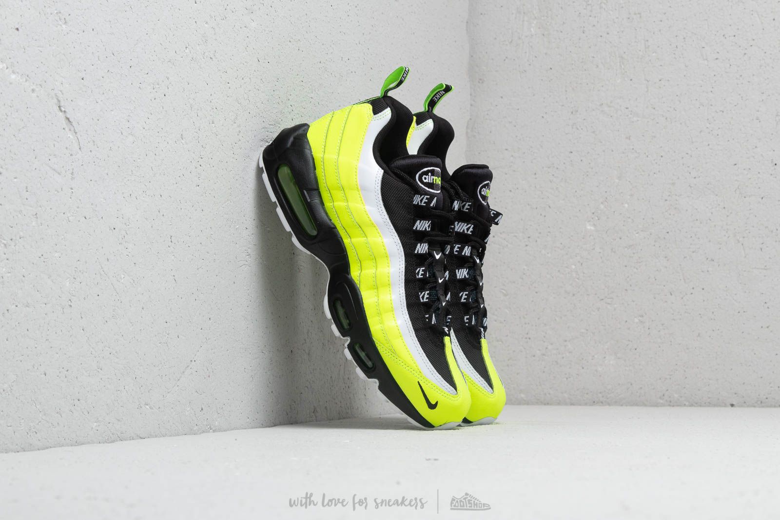 Pánské tenisky a boty Nike Air Max 95 PRM Volt/ Black-Volt Glow