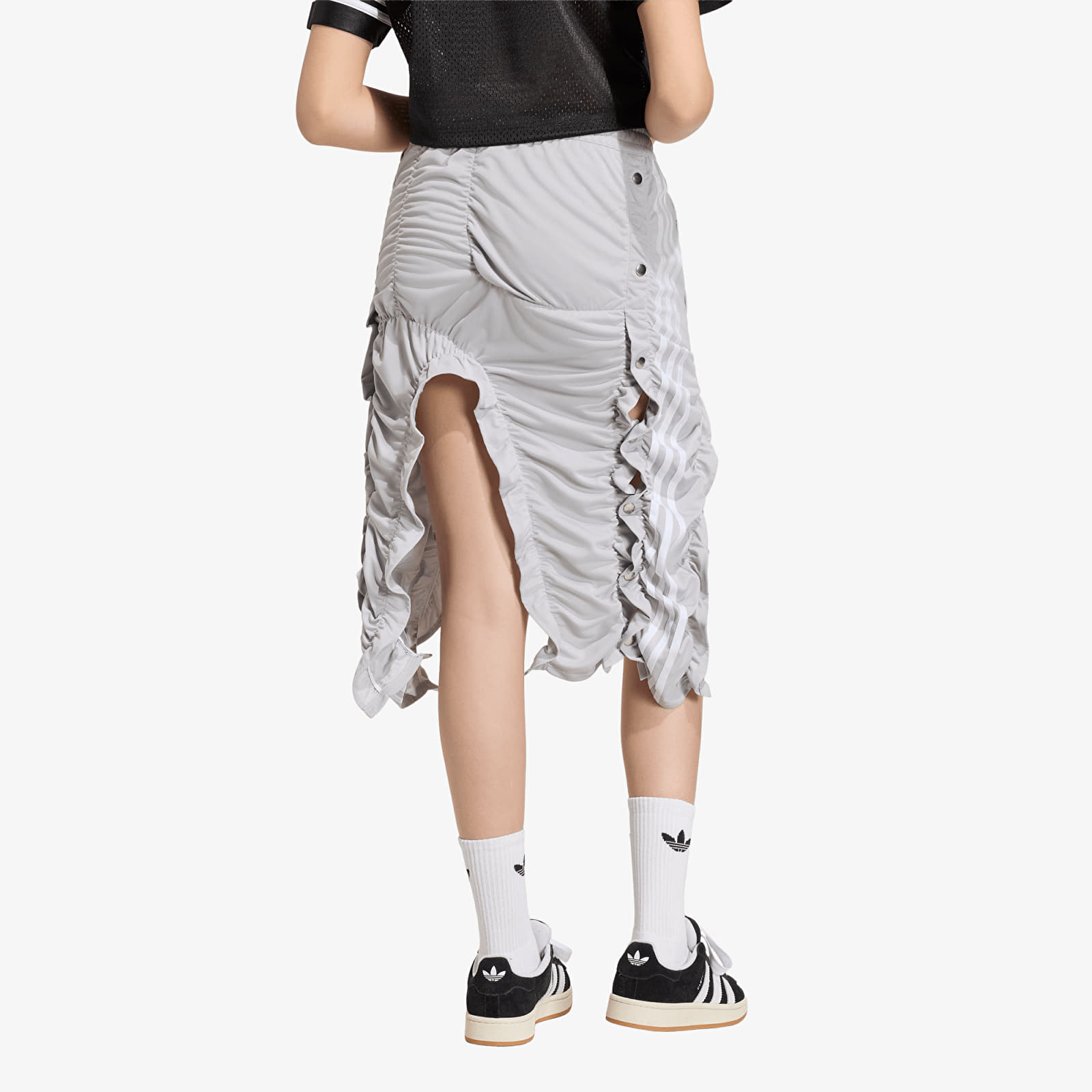 Fuste adidas Adibreak Ruched Skirt Grey Two