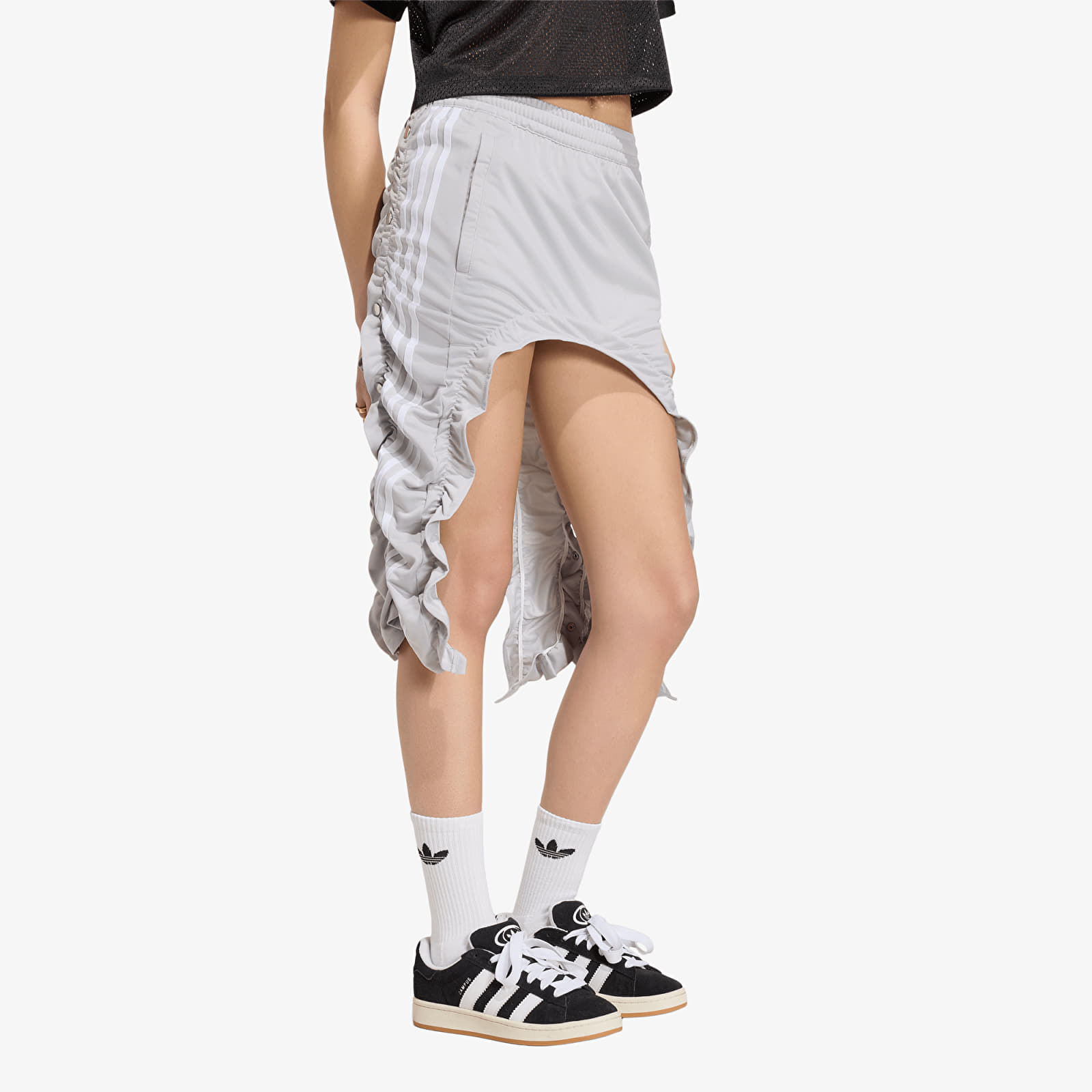 Fuste adidas Adibreak Ruched Skirt Grey Two
