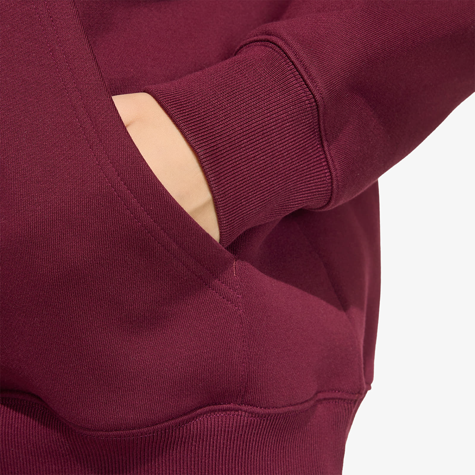 Sweatjacken und Sweatshirts adidas Essentials Oversized Fleece Hoodie Maroon