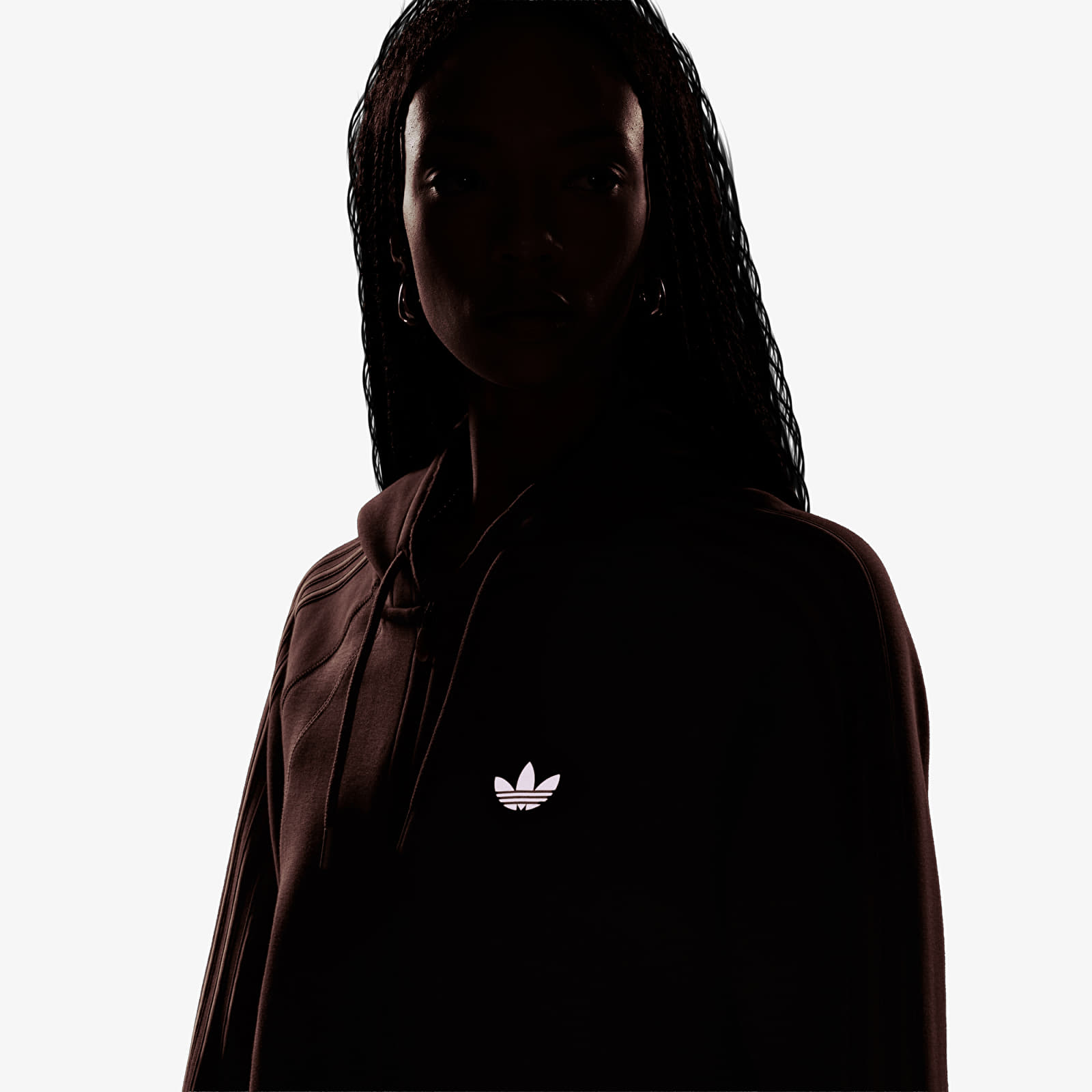 Худі та реглани adidas SST 2.0 Cropped Hoody Quiet Crimson/ Wonder Oxide