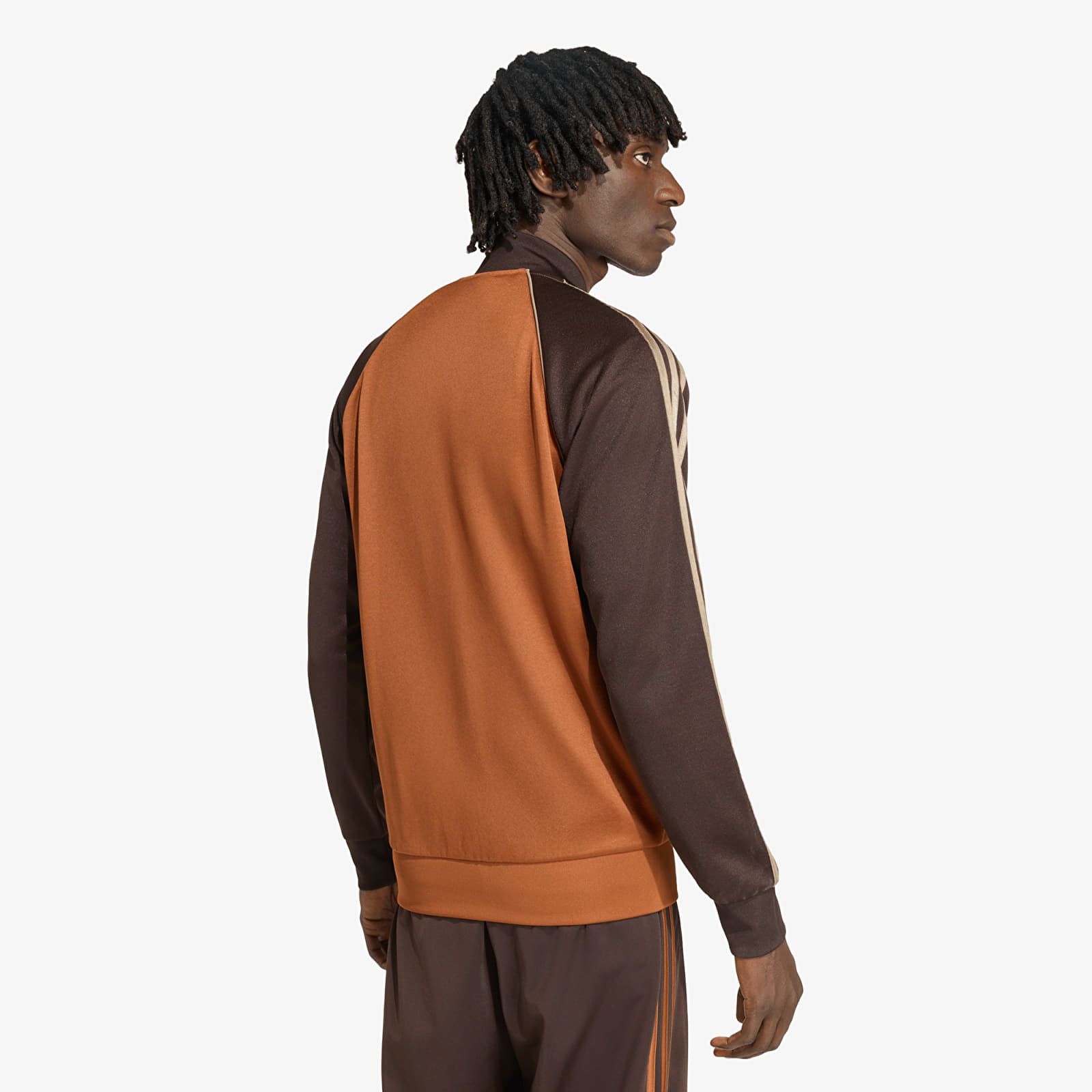 Džemperiai su gobtuvais ir džemperiai adidas SST Track Top Dusky Bronze