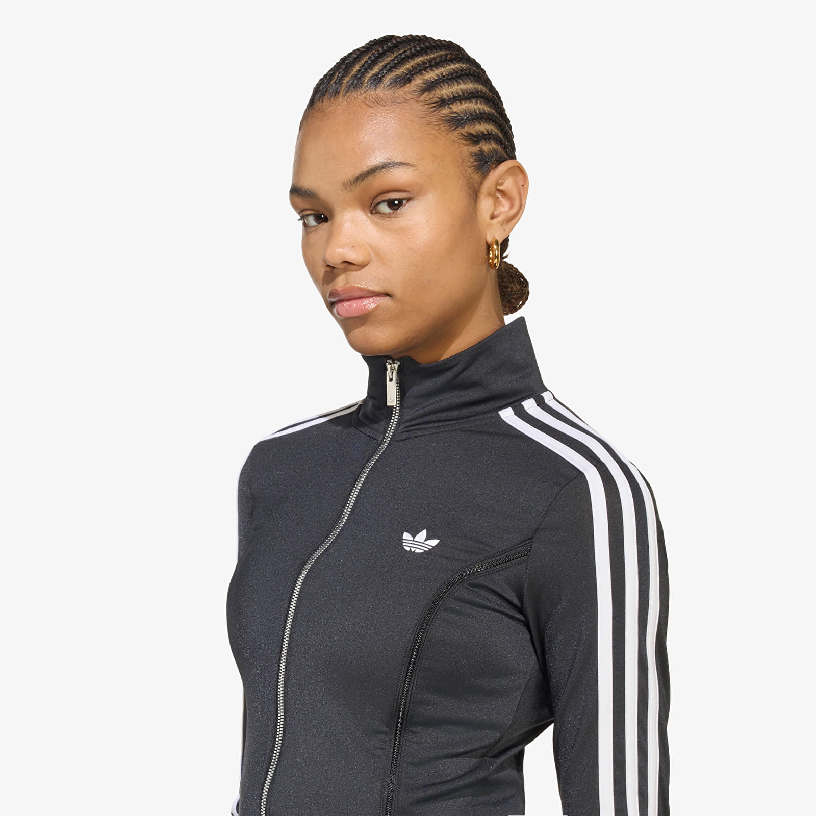 T-shirts adidas Long Sleeve Zipped T-shirt Black