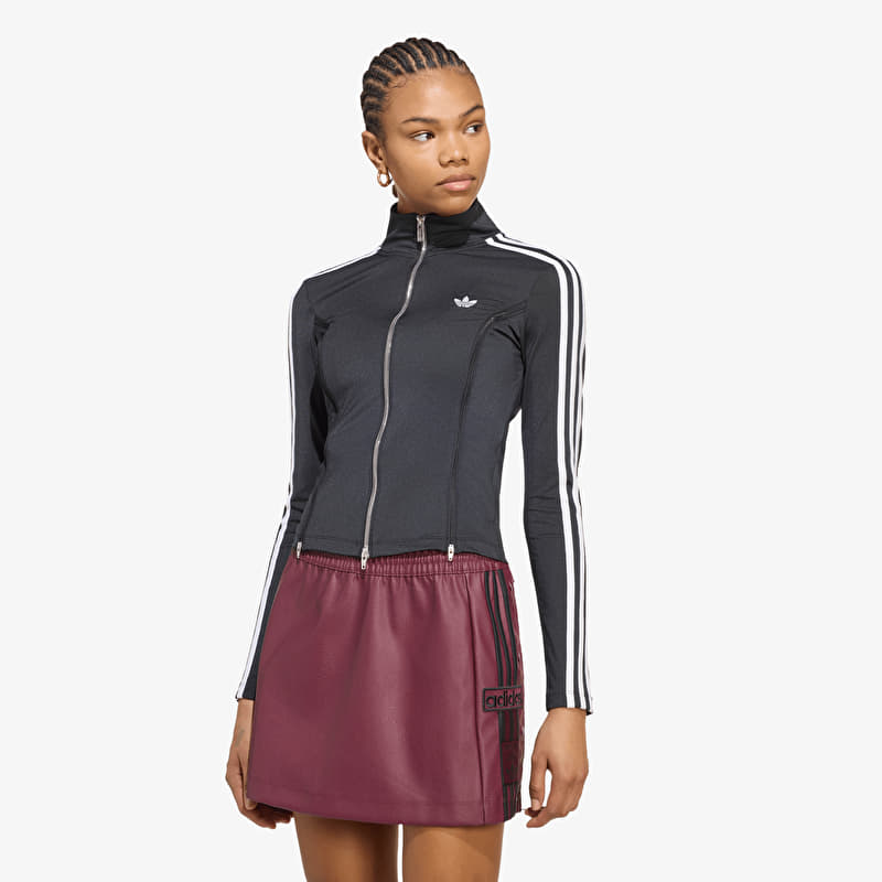 adidas Long Sleeve Zipped T-shirt Black