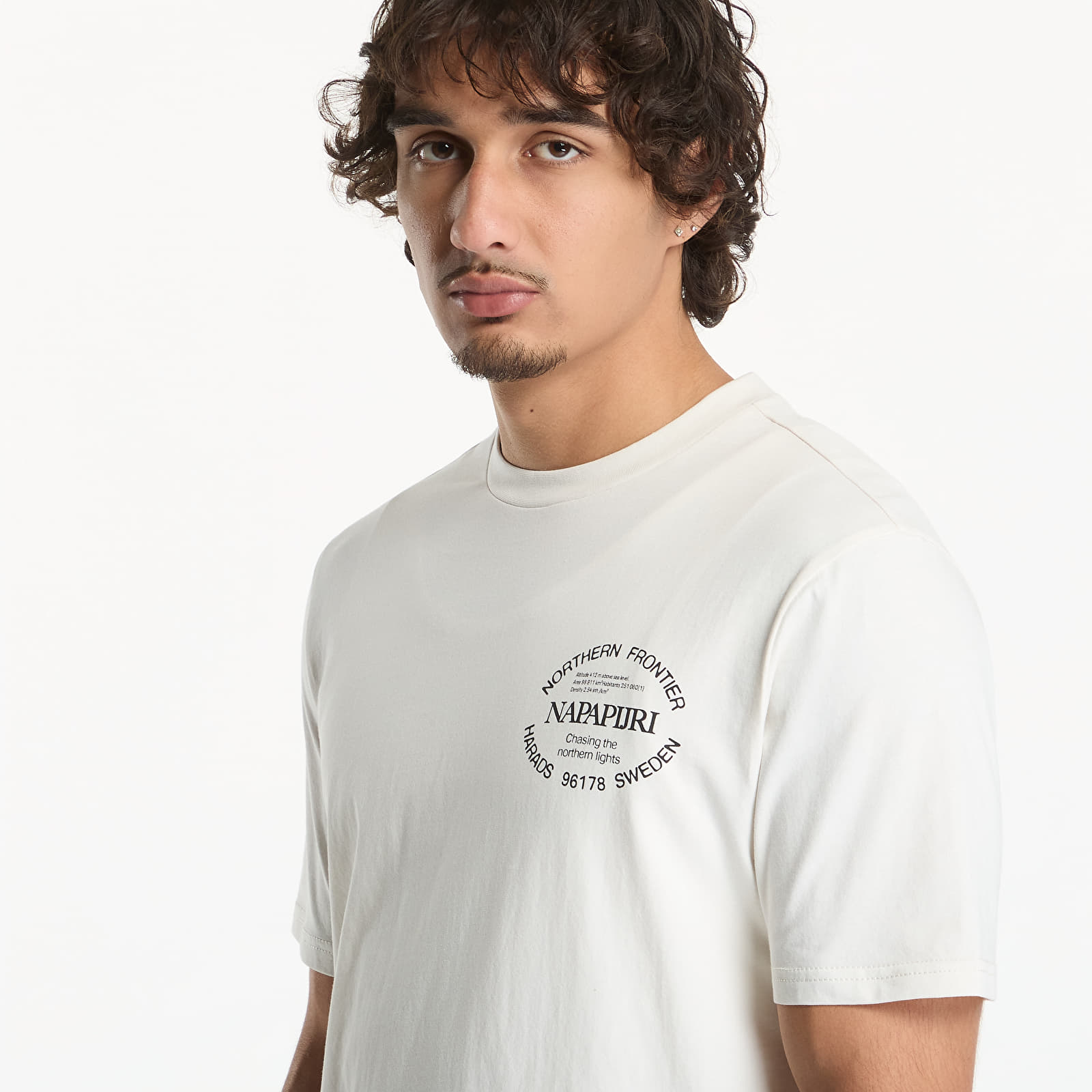 Koszulki Napapijri Swhol Ss Fancy Beige