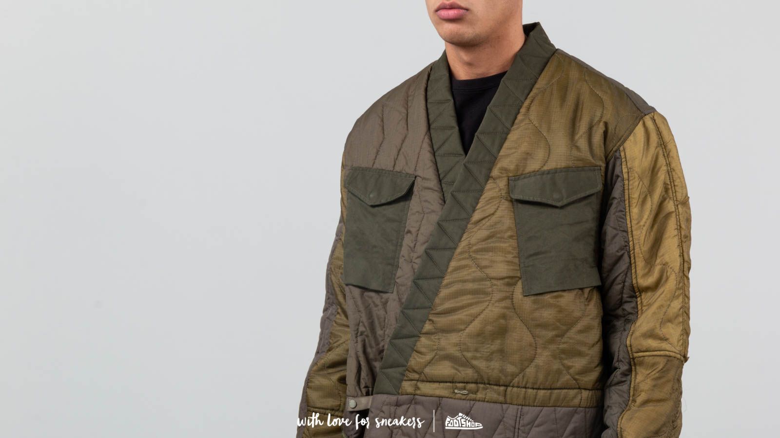 Jackets Maharishi Upcycled Flight Kimono Jacket Military Surplus Footshop